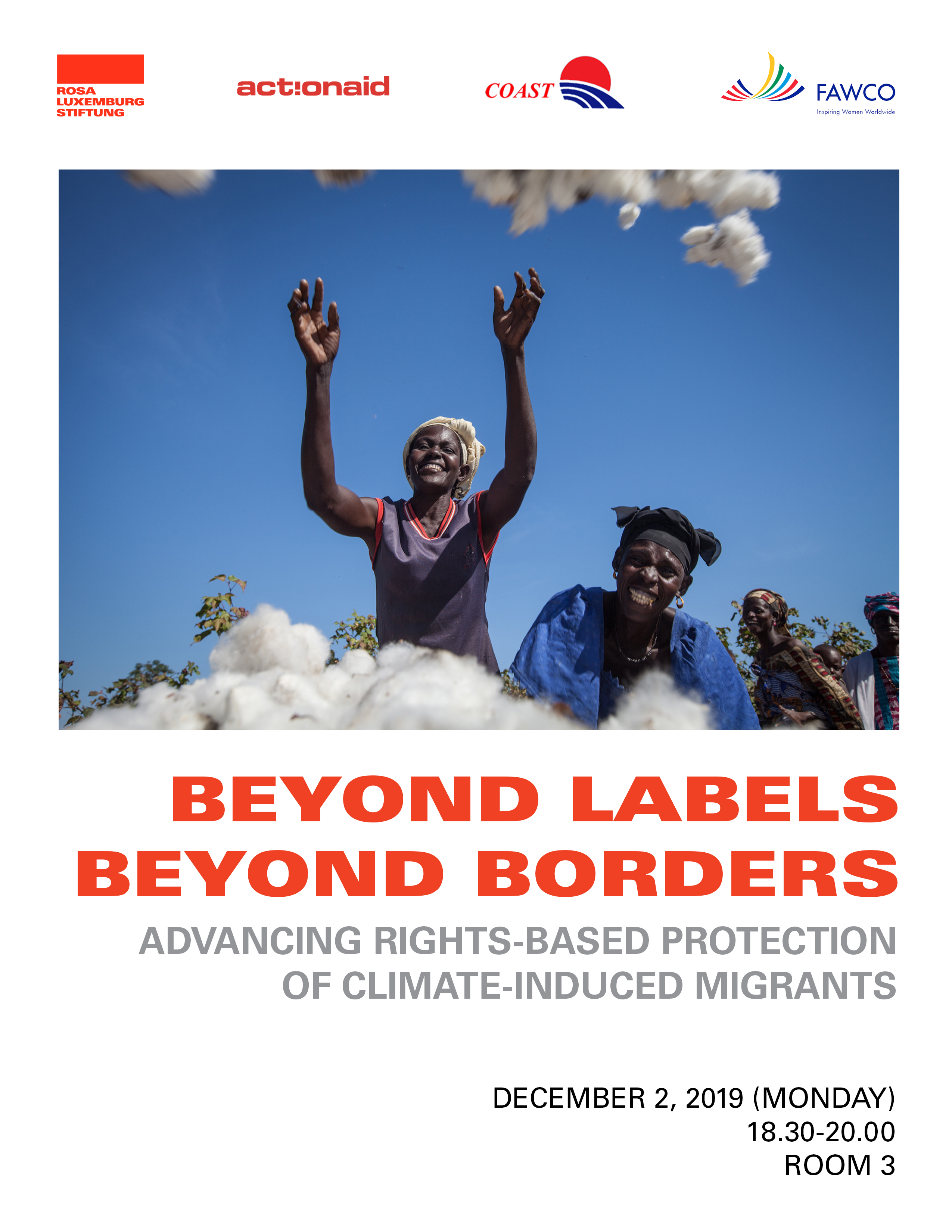 COP 25 Beyond Labels Beyond Borders flyer
