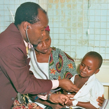 Dr Wycliffe Mogoa, Director of Kiisi District Hospital, Kenya