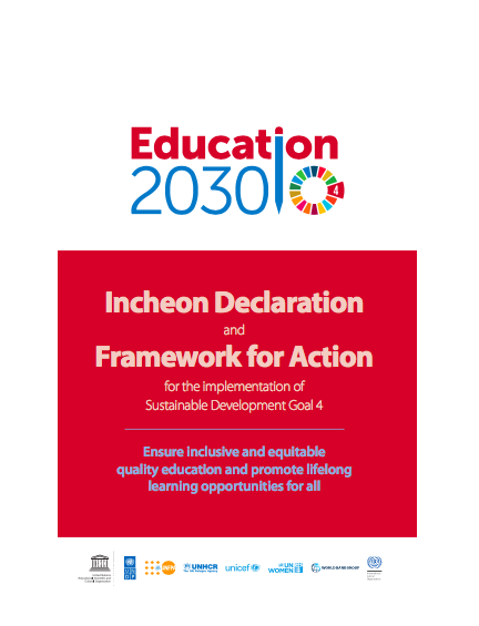 2015 Incheon Declaration cover