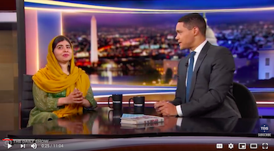 Malala on Trevor Noah