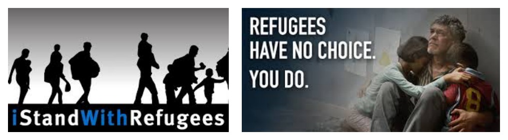 WRD I Stand with Refugees side