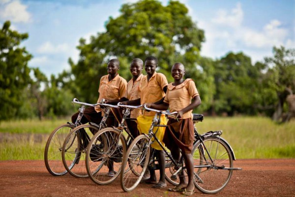 ghana girls bikes