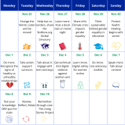 16 Days of Activism against Gender-Based Violence 2025: November 25–December 10