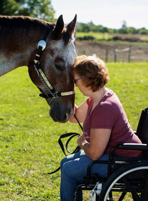 NKT woman in wheelchair with horse resize