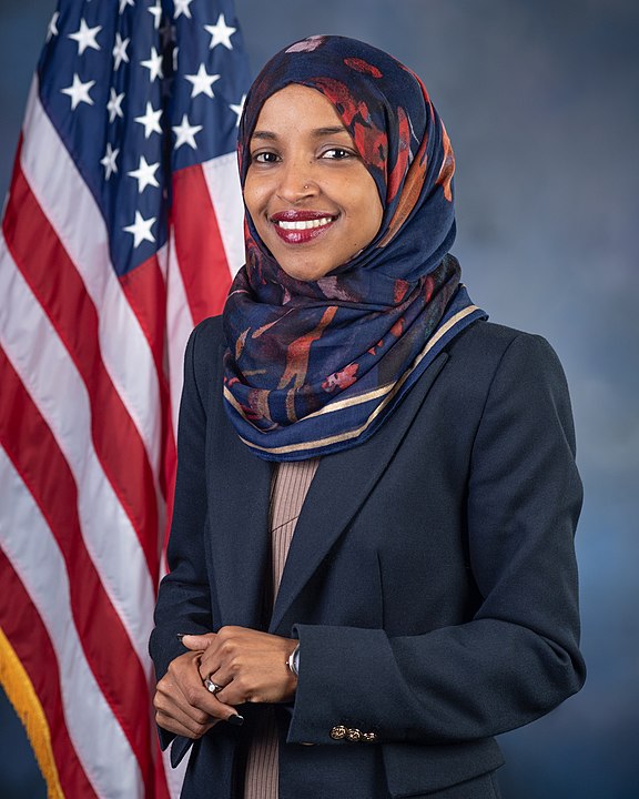 Ilhan Omar official portrait 116th Congress