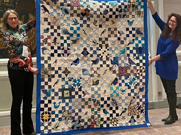 Bluebird quilt at regional 5 Nov 2021resize