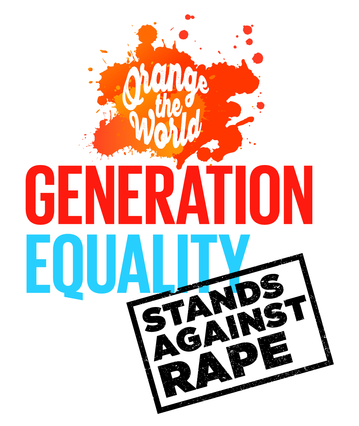 ORANGE GENERATION EQUALITY STANDS AGAINST RAPE LOGO EN Vertical RVSD 2019.11