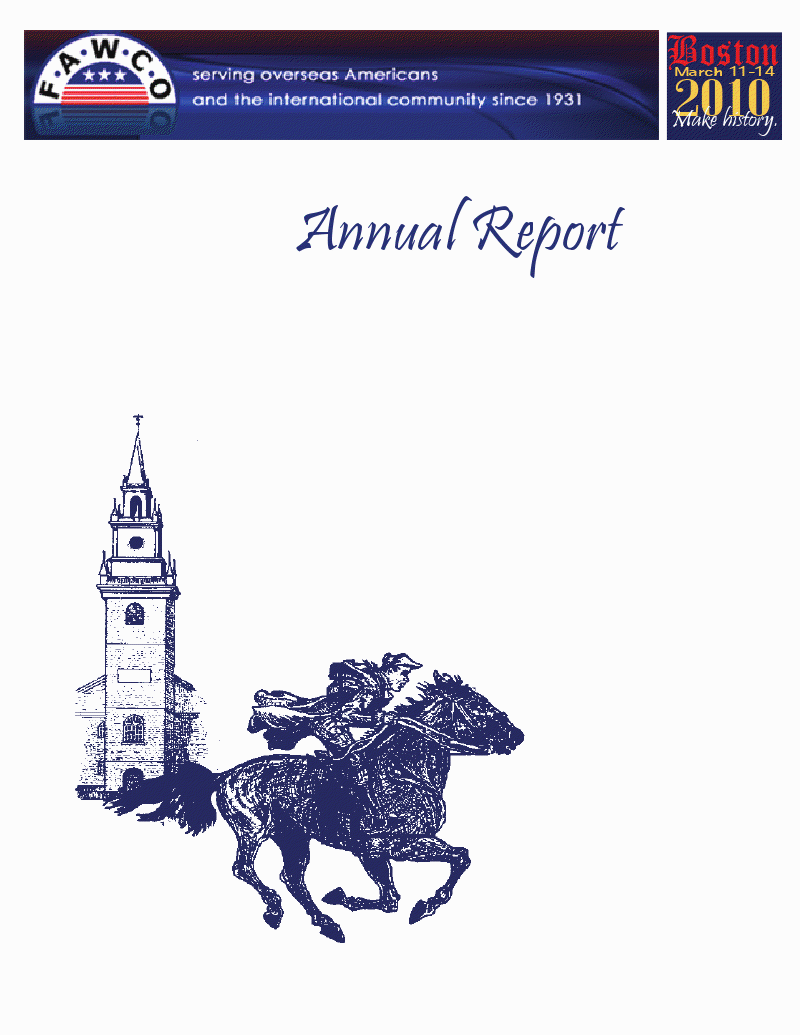 2009 Annual Report Cover