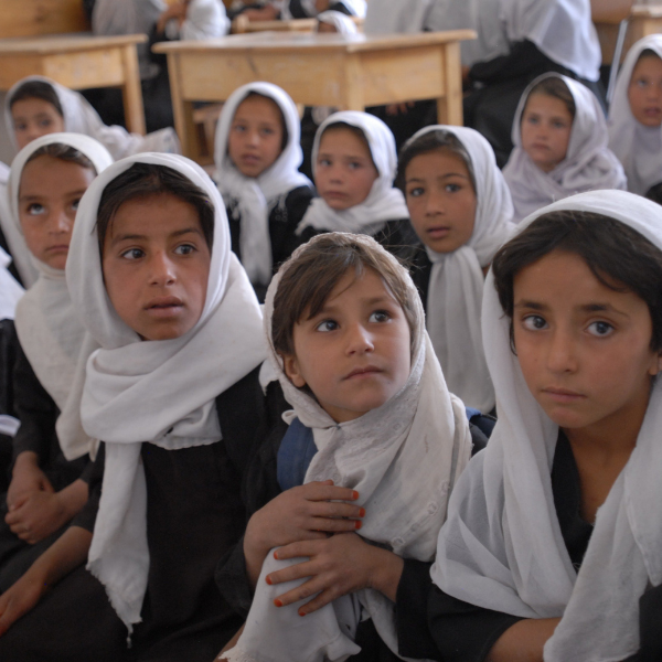 Afghan school girls