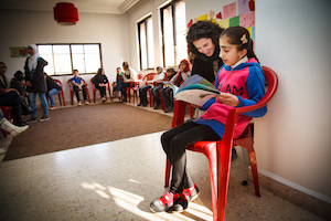 CRP girl reading