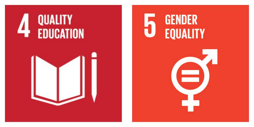 SDG 4 and 5 logos