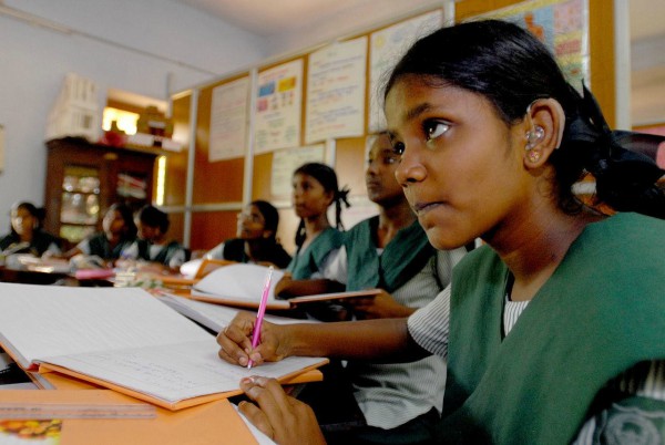 girl in school