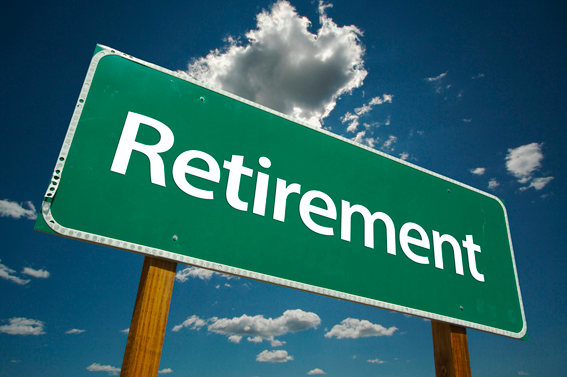 retirement sign