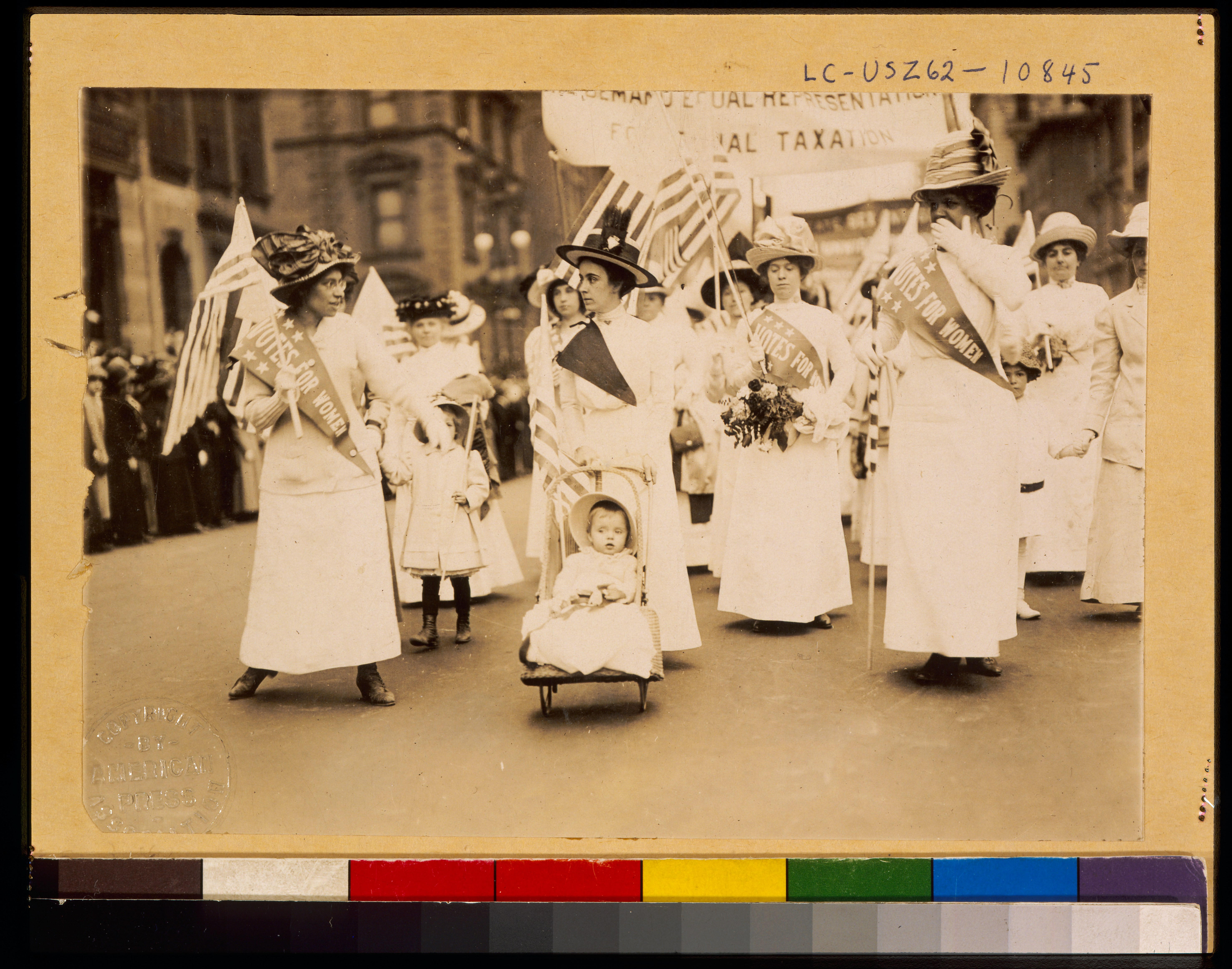 Youngest parader in New York City suffragist parade LCCN97500068